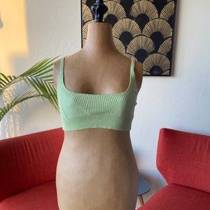 PALOMA WOOL WALOMA TOP - GREEN FLUOR - Sz. M